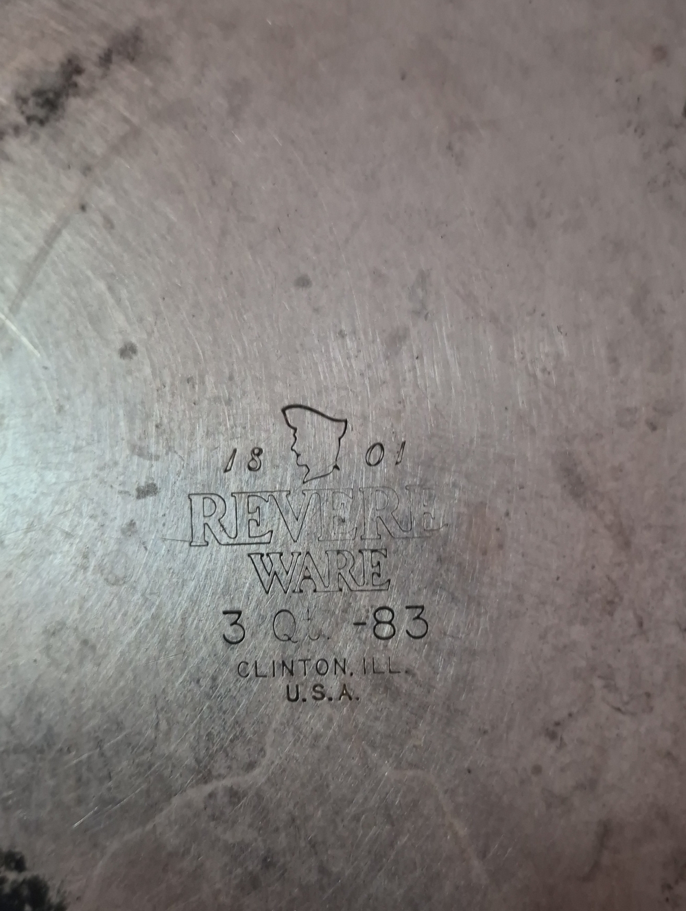 COPY - COPY - Vintage Revere Ware 3 Qt Copper Bottom Pot and Steamer Set - Picture 8 of 8